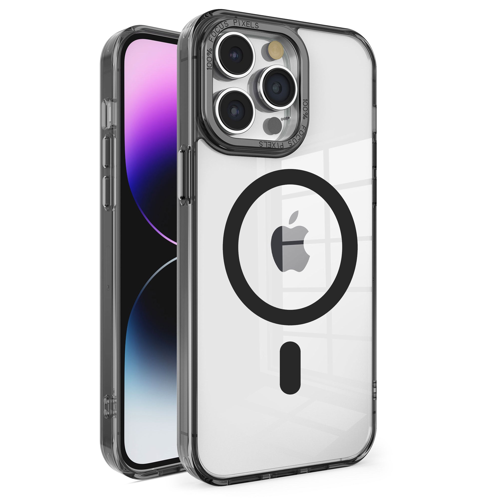 Crystal Series For iPhone 13 Pro 6.1 inch Compatible with MagSafe TPU PC Case Clear Phone Cover Crystal Series For iPhone 13 Pro 6.1 inch Compatible with MagSafe TPU PC Case Clear Phone Cover